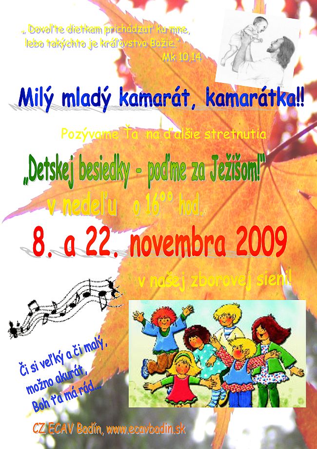 Pozvánka na Detskú besiedku